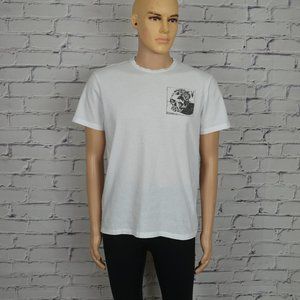 Mens All Saints Floramorte SS Crew graphic tee t-shirt